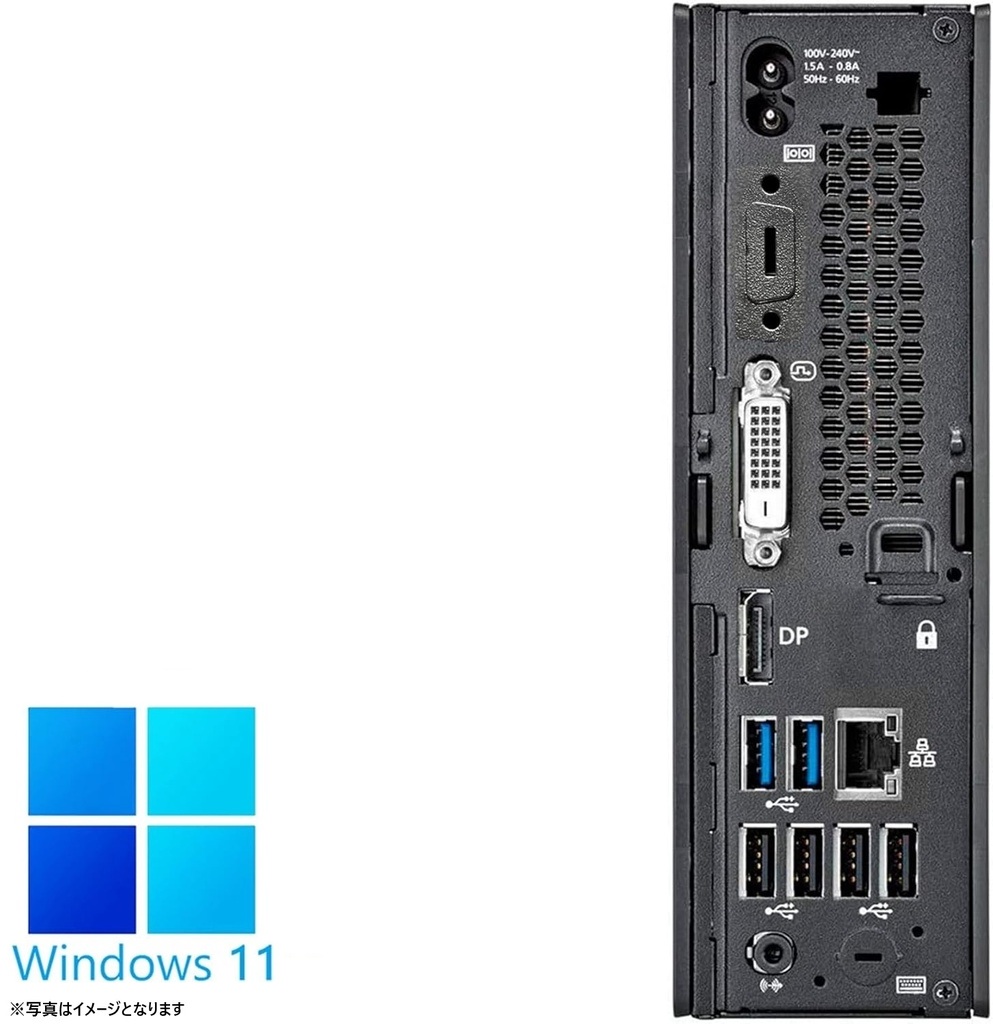 中古整備済みミニPC 富士通 ESPRIMO Q558/Core i3-9100T/Win11 Pro/MS